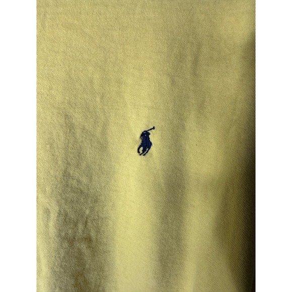 Polo Ralph Lauren Men's Long Sleeve T-Shirt Yellow Cotton Casual Top - Picture 3 of 8